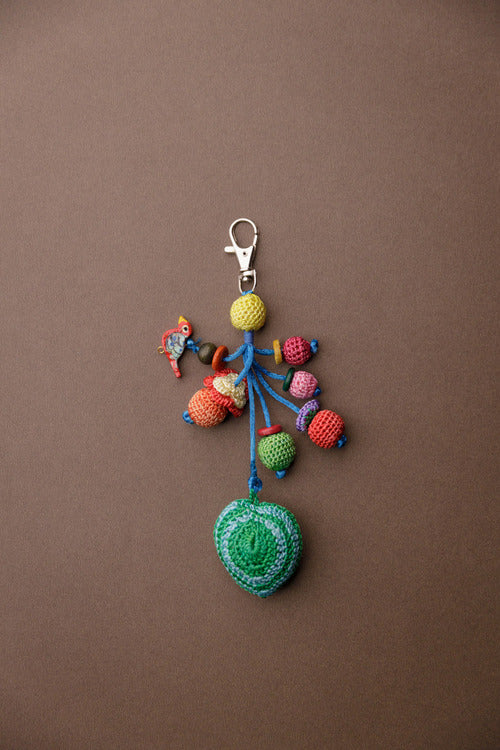Buy Key Holder Crochet Purse Keychain Coral Purse Key Chain Crochet Mini  Bags Women's Accessories Online in India - Etsy